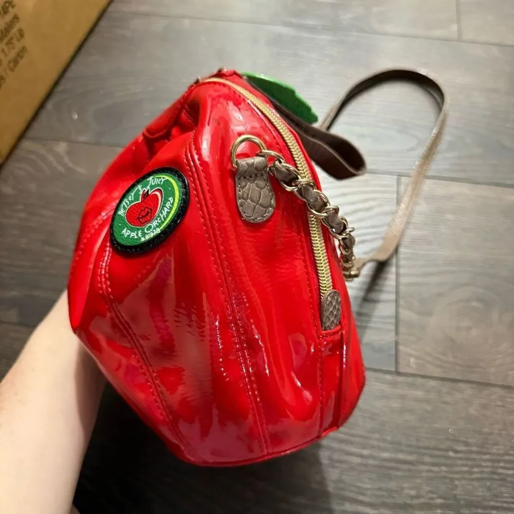 Betsey Johnson Rare Apple Orchard Crossbody Bag Purse